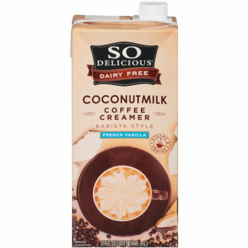SO Delicious Coconut Milk French Vanilla Perspective: front