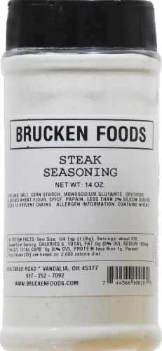 Bruchen Steak Seasoning Perspective: front