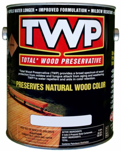 TWP Redwood Alkyd Wood Preservative 1 gal. - Total Qty: 4 Perspective: front
