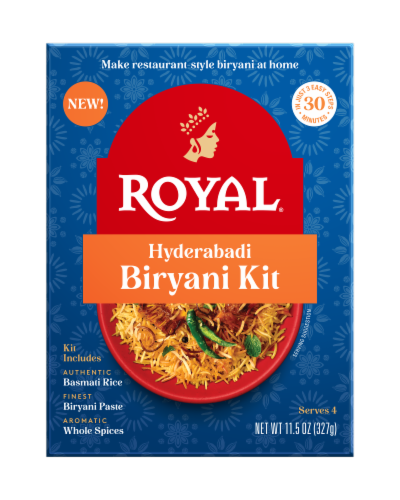 Royal® Hyderabadi Biryani Kit Perspective: front