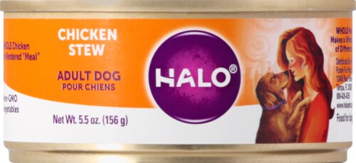 HALO Chicken Stew Natural Wet Adult Dog Food 5.5 oz Kroger