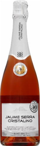 Jaume Serra Cristalino Rose Brut Sparkling Wine Perspective: front