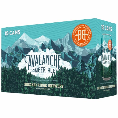 Breckenridge Brewery Avalanche Amber Ale Perspective: front
