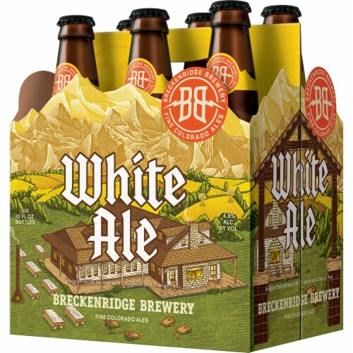 Breckenridge Brewery White Ale Perspective: front