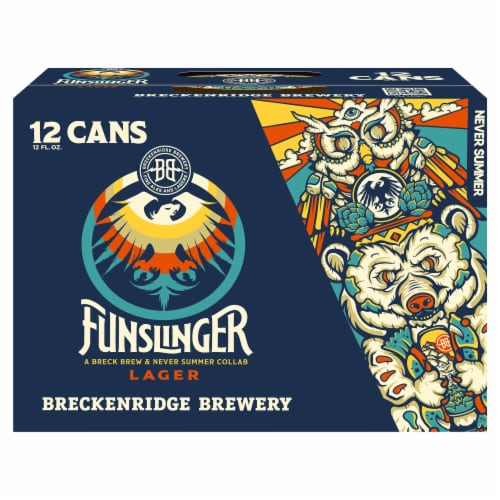 Breckenridge Brewery Funslinger Lager Beer Perspective: front