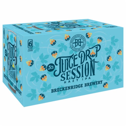 Breckenridge Brewery Juice Drop Session Hazy IPA Beer Perspective: front