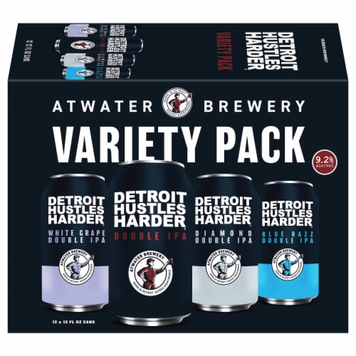 Atwater Brewery Detroit IPA Variety Pack Perspective: front