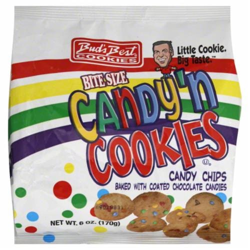 Bud's Best® Candy Chocolate Chip Cookies Perspective: front