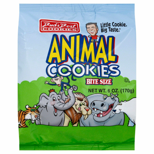 Bud's Best® Mini Animal Cookies Perspective: front