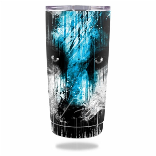 MightySkins OZTUM20-Wild Rain Skin for Ozark Trail 20 oz Tumbler 2016 - Wild Rain Perspective: front