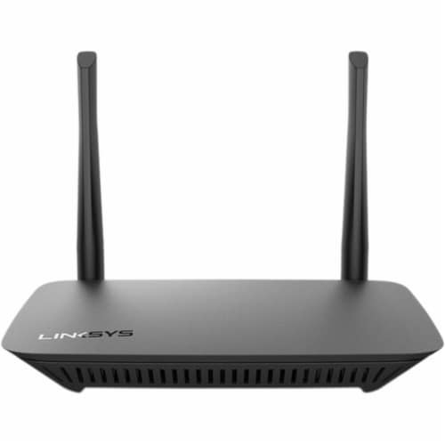 Linksys AC1000 Dual Band Wireless and Ethernet Router - Black Perspective: front