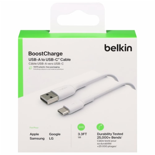 Belkin USB-A to USB-C® Cable Perspective: front