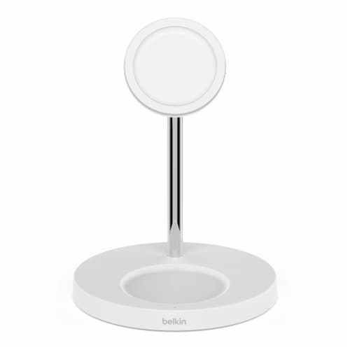 Belkin Magsafe 2 in 1 Charger Stand - White Perspective: front