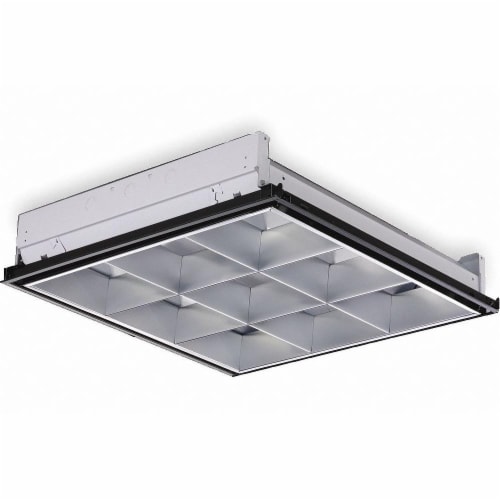 Lithonia Lighting Recessed Troffer,2 ft W x 2 ft L,64W  PT2U MV Perspective: front