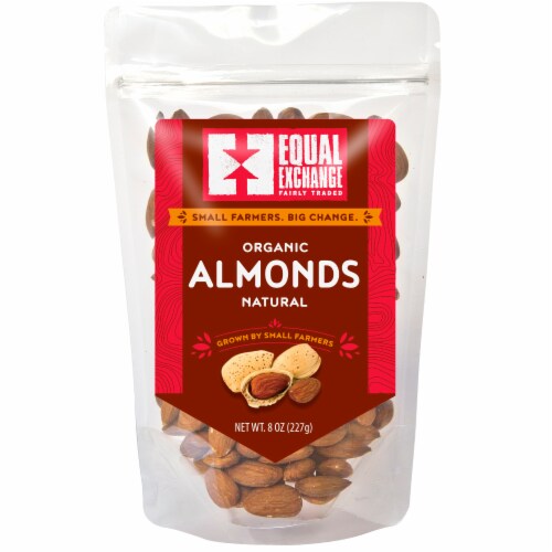 Equal Exchange Organic Natural Almonds Perspective: front