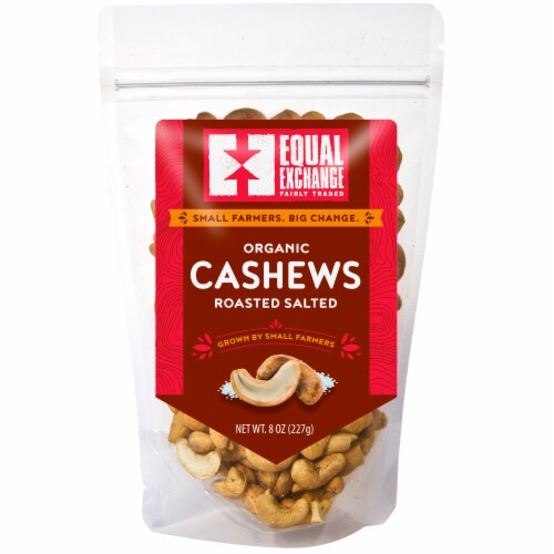 Equal Exchange Organic Roasted Salted Cashews Perspective: front