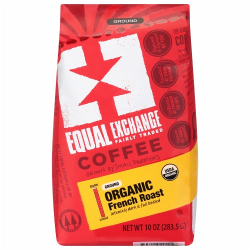 Equal Exchange Organic French Roast Coffee Perspective: front