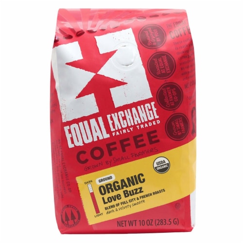 Equal Exchange Organic Love Buzz Ground Coffee Perspective: front