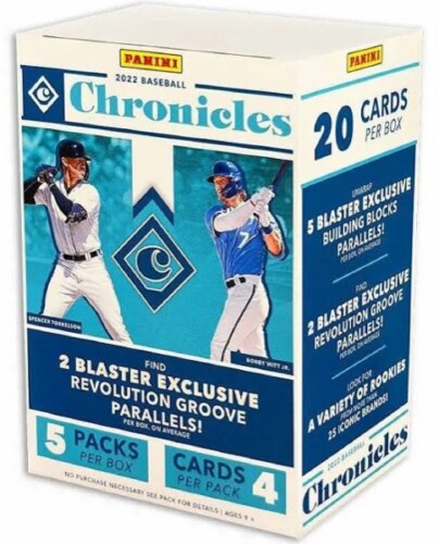 2022 PANINI CHRONICLES BASEBALL BLASTER BOX (SPORTS TRADING CARDS) Perspective: front