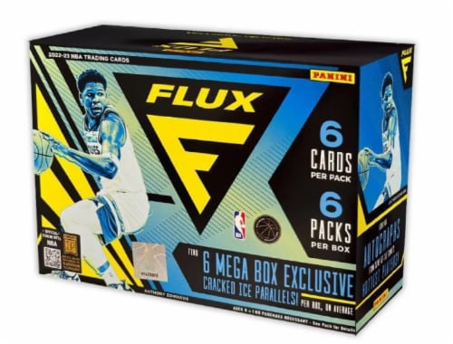 2022-23 Panini Flux Basketball Mega Box (Sports Trading Cards) Perspective: front