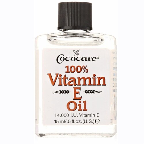 Cococare Vitamin E Oil - 14000 IU - 0.5 fl oz Perspective: front