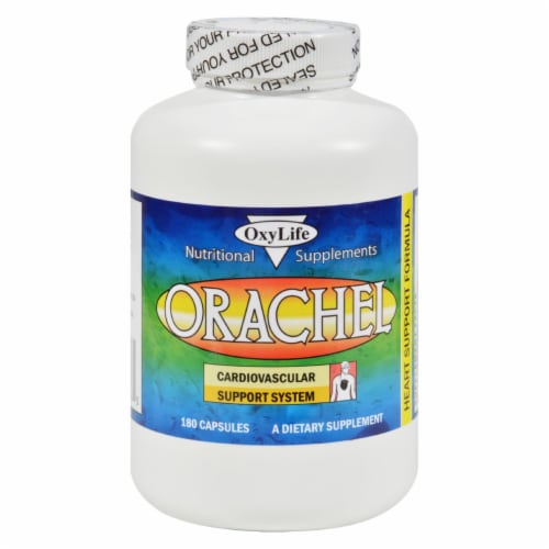 Oxylife Products Orachel Cardiovascular Support System - 180 Caps Perspective: front