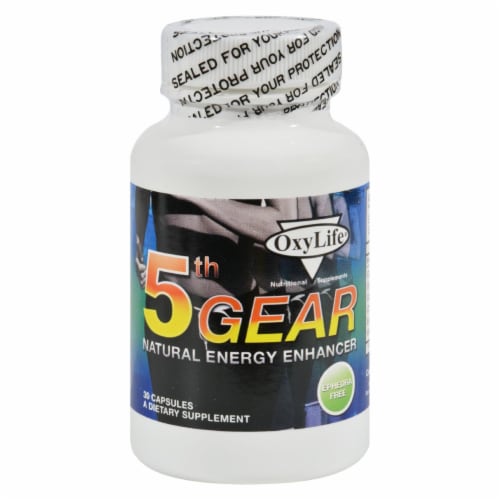 Oxylife 5th Gear - 30 Capsules Perspective: front