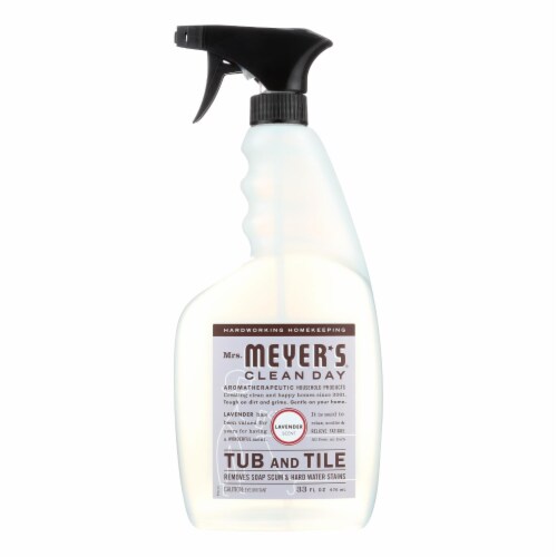 Mrs. Meyer's Clean Day - Tub and Tile Cleaner - Lavender - 33 fl oz - Case of 6 Perspective: front