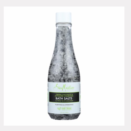 Shea Moisture - Bath Salt Green Coconut Charcoal - 1 Each - 10.5 oz. Perspective: front