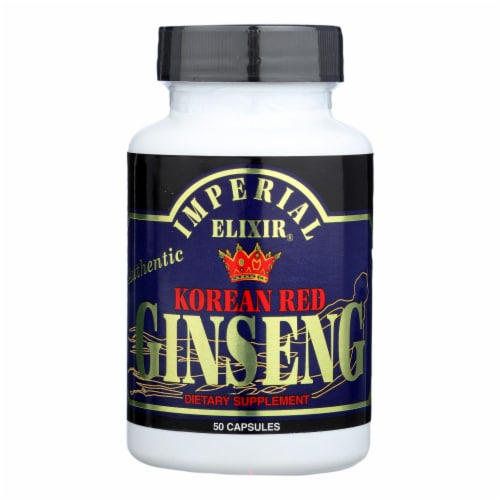 Imperial Elixir Ginseng Korean Red - 50 Caps Perspective: front