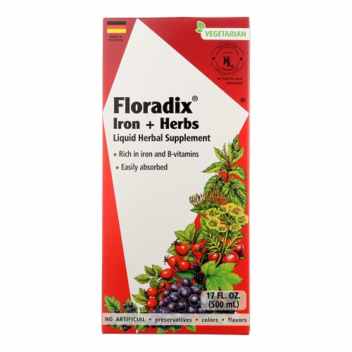Floradix - Floradix Iron And Herbs - 1 Each 1-17 oz. Perspective: front