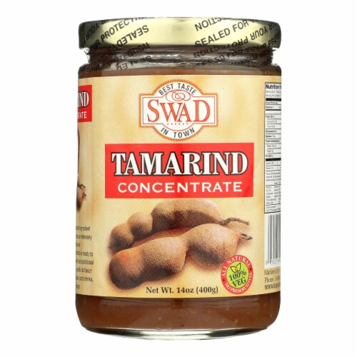Swad Tamarind Concentrate - Case of 12 - 14 oz. Perspective: front