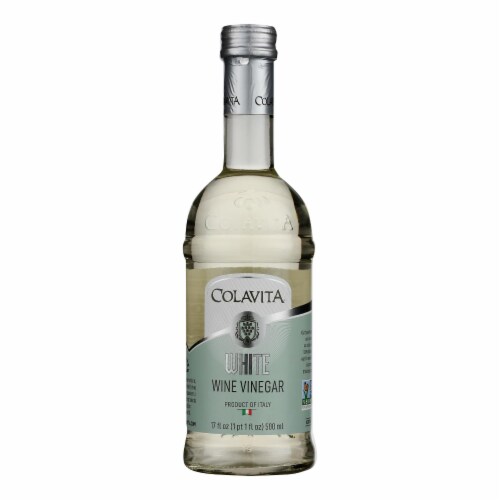 Colavita - Aged White Wine Vinegar - Case of 12 - 17 Fl oz. Perspective: front