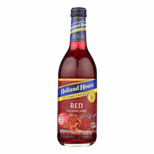 Holland House Holland House Red Cooking Wine - Red - Case of 12 - 16 Fl oz. Perspective: front