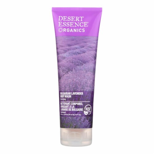 Desert Essence - Body Wash Bulgarian Lavender - 8 fl oz. Perspective: front