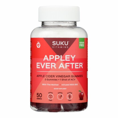 Suku Vitamins - Gummy Appley Ever After - 1 Each -50 Count Perspective: front
