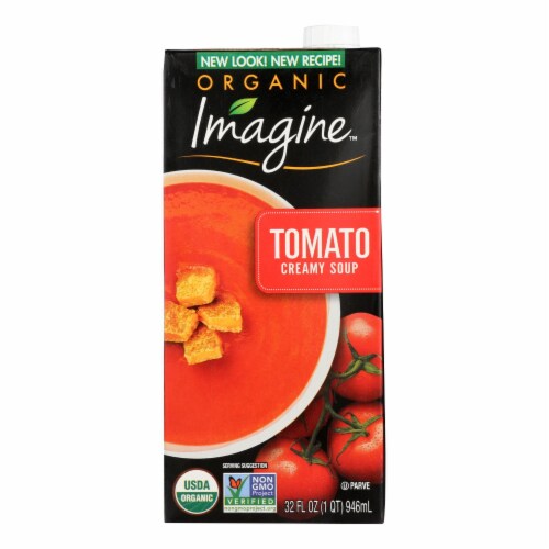 Imagine Foods - Soup Creamy Tomaoto - Case of 6-32 oz. Perspective: front
