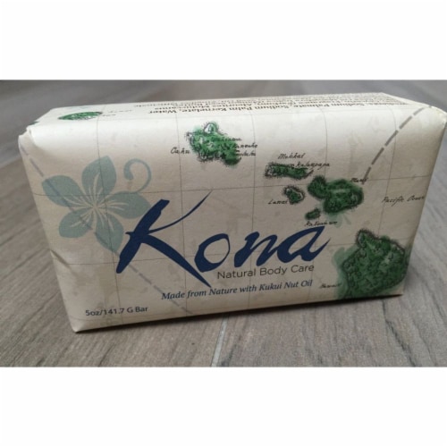 Kona Natural Body Care - Bar Soap Kukui Nut Oil - 1 Each 1-5 oz. Perspective: front