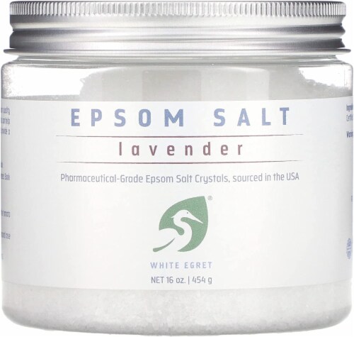 White Egret - Epsom Salt Lavender - 1 Each - 16 oz. Perspective: front