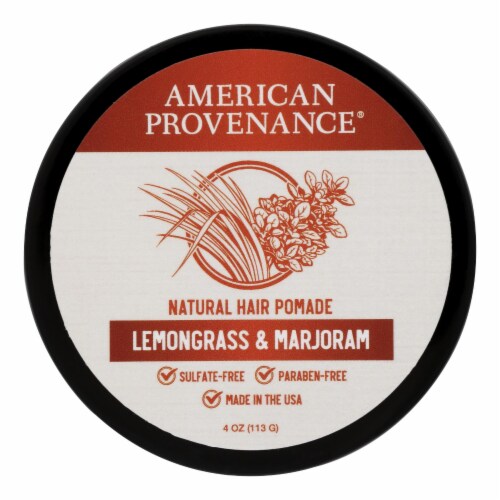 American Provenance - Hair Pomade Lmgrs Mrjoram - 1 Each -4 oz. Perspective: front