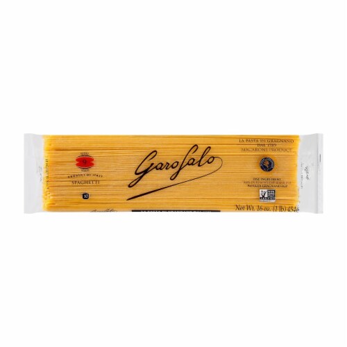 Garofalo Pasta - Spaghetti - Case of 20 - 16 oz. Perspective: front