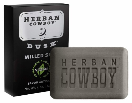 Herban Cowboy Milled Soap - Dusk - 5 oz - 6 Pack Perspective: front