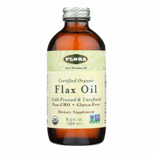 Flora - Flax Oil - 1 Each -8.5 oz. Perspective: front