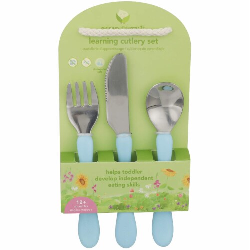 Green Sprouts - Cutlery Set Lrn Asst 12mo - 1 Each - 3 CT Perspective: front