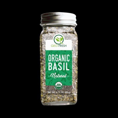 Geofresh Herb & Spice Organic Basil Case of 48.71 oz., 48 Pack