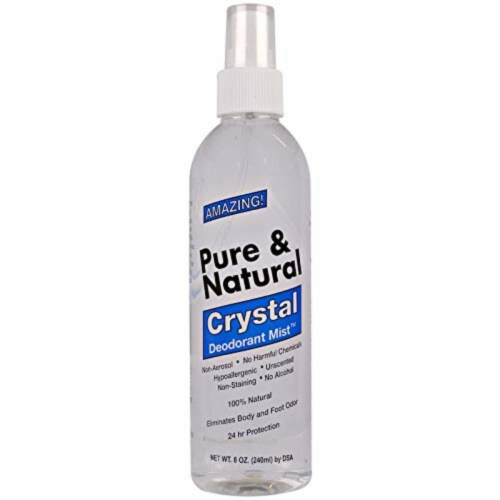 Thai Deodorant Stone Pure Natural Crystal Deodorant Mist - 8 fl oz. Perspective: front