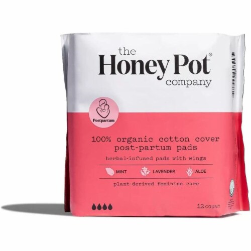 The Honey Pot Pads Postpartum Herbal 1 Each 112 CT, 1 Pack/ 12