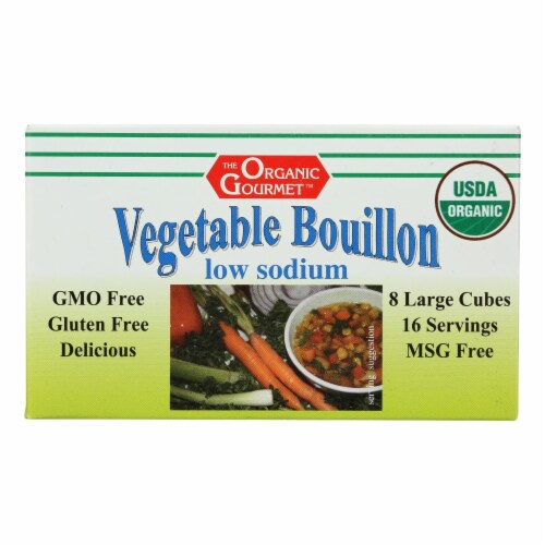 Organic Gourmet Delicious Vegetable Bouillon Case of 12 2.54 oz