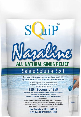 Nasaline - Saline Solution Salt - 1 Each - 12 oz. Perspective: front