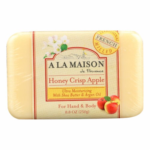 A La Maison - Bar Soap - Honey Crisp Apple - 8.8 oz. Perspective: front